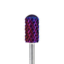 Nail Drill Bit Small Round Barrel Purple - STX X-COARSE