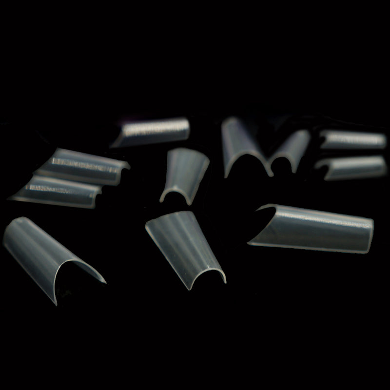 Professional Clear LONG C Curve Nail Tip Box 550pc - CJ Supply