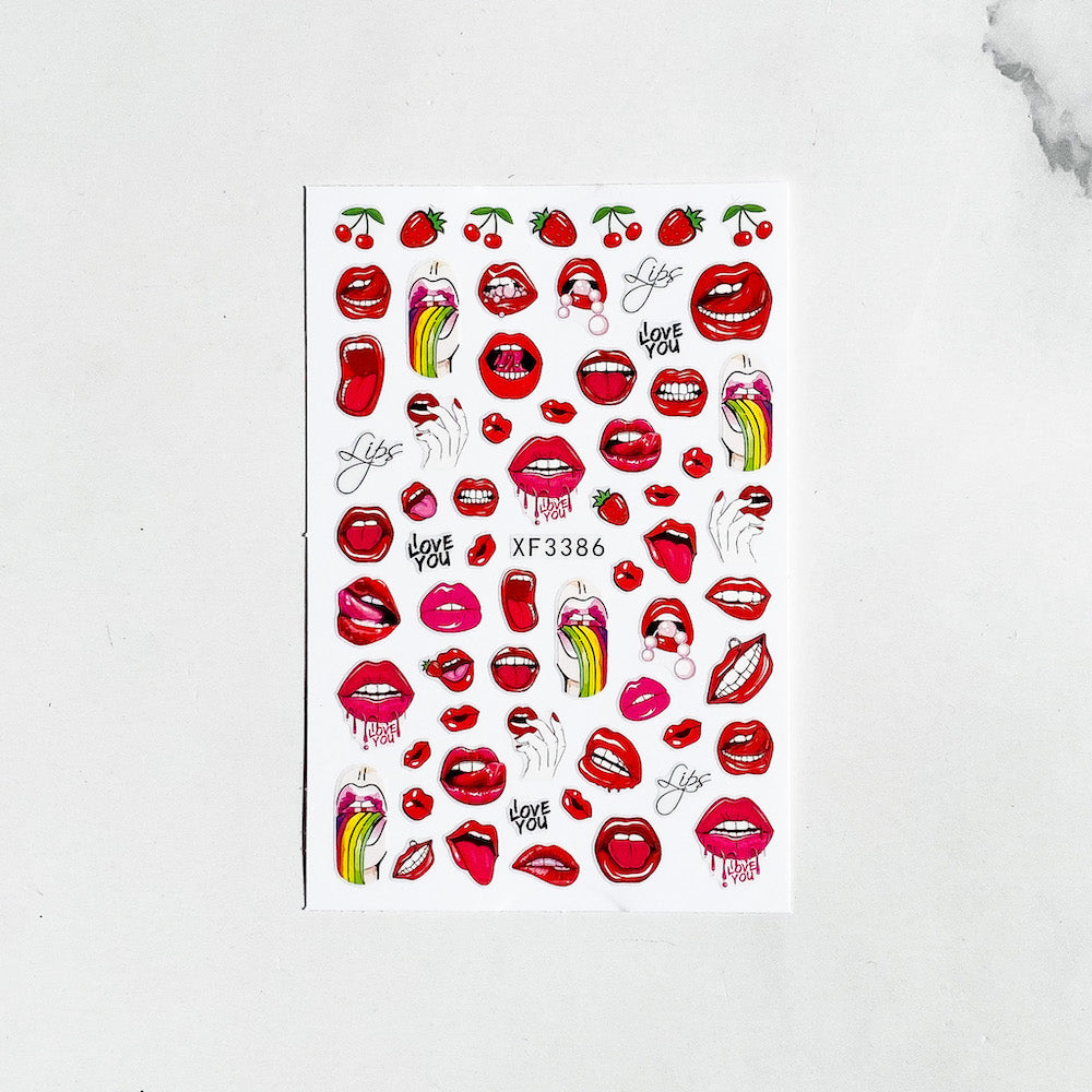 Nail Art / Sticker / Lips / N2 - CJ Supply