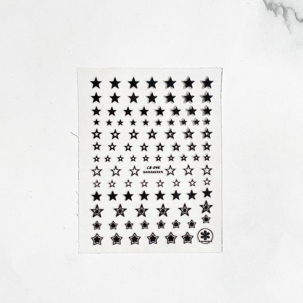 Nail Art / Sticker / Star / N3 - CJ Supply