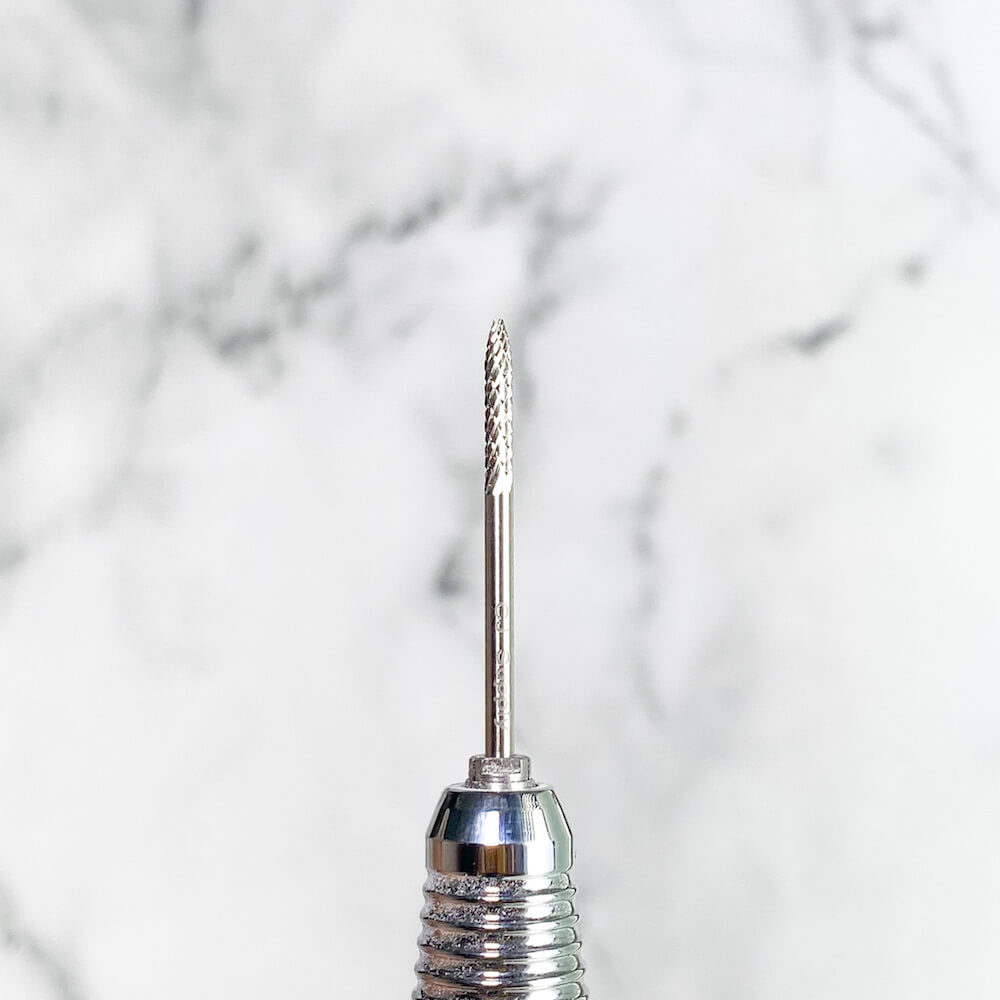 Nail Drill Bit Under Nail Cleaner Medium Silver 3/32" - CJ Supply